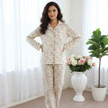 Rose Crepe Cotton Gauze Co-ord Pyjama Set