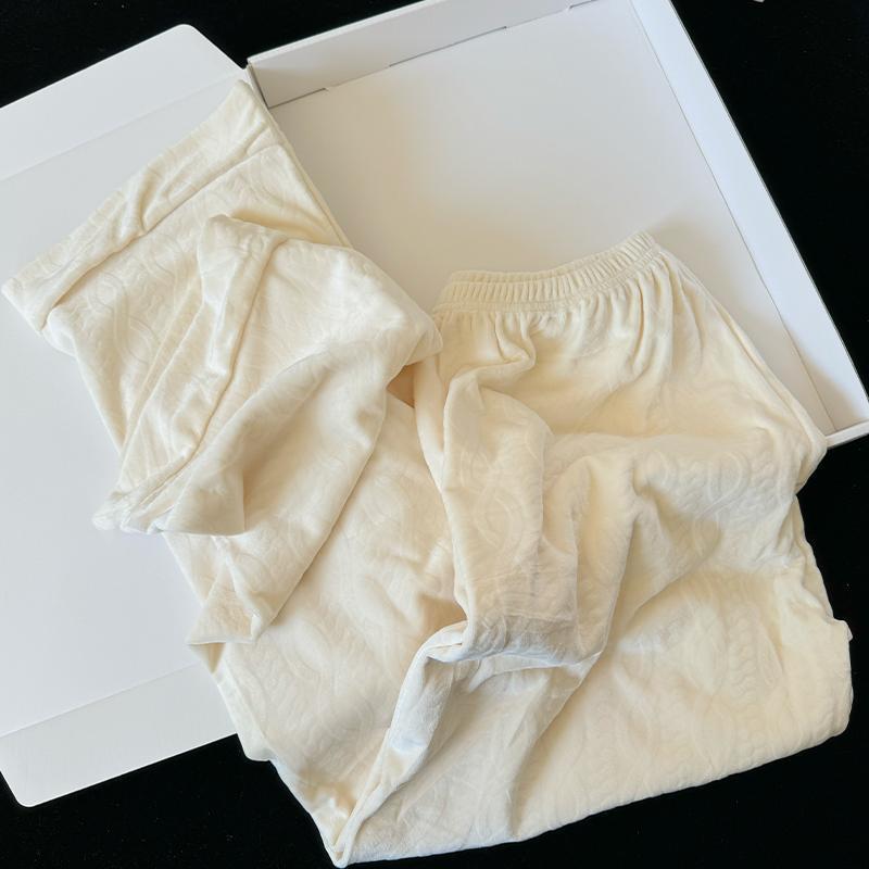 Embroidered Haute Couture Pajama Set