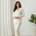 Embroidered Haute Couture Pajama Set