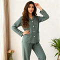 Super Soft Pure Cotton Pajama Set - Green