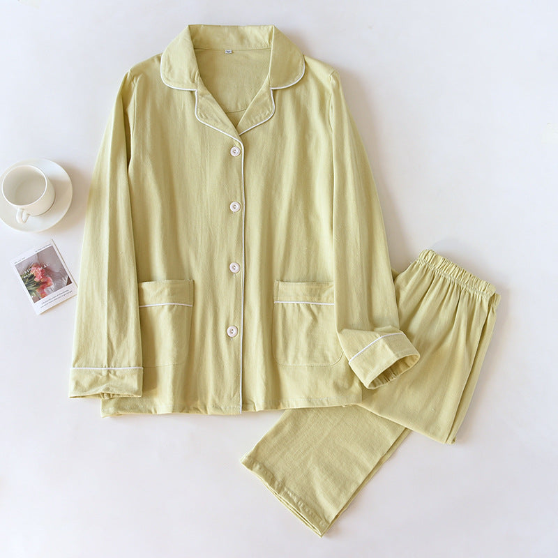 Super Soft Pure Cotton Pajama Set - Light Green