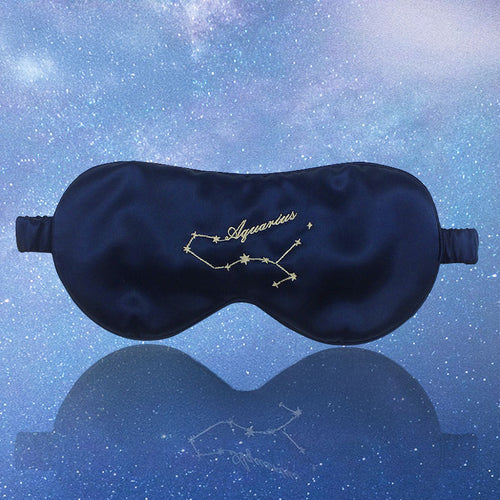 Aquarius - 100% Mulberry Silk Super Soft Eye Mask